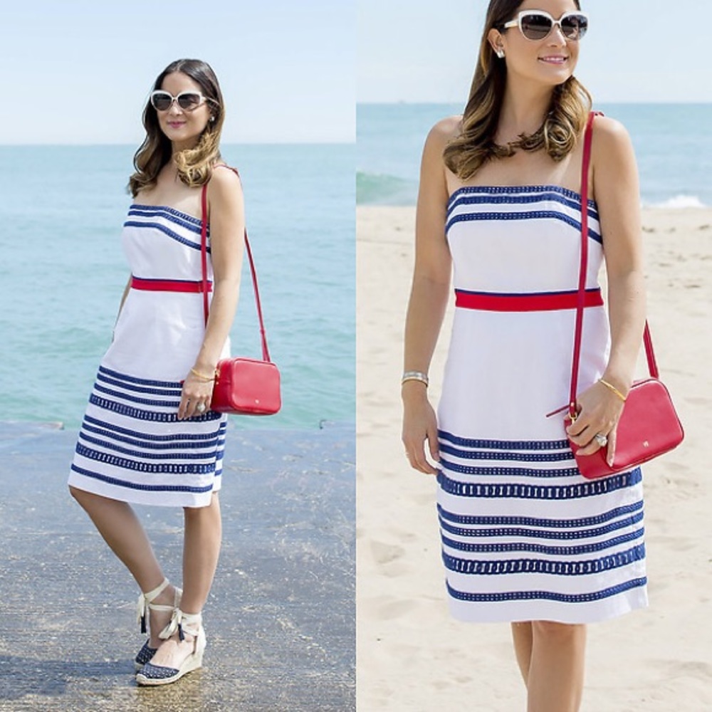 XS - Vineyard Vines Americana Strapless Dress